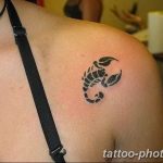 Фото рисунка скорпион 24.11.2018 №369 - photo tattoo scorpion - tattoo-photo.ru