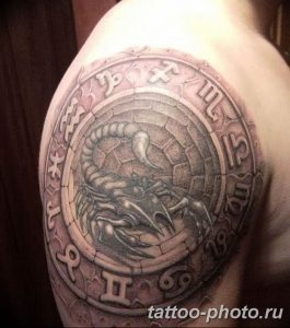 Фото рисунка скорпион 24.11.2018 №380 - photo tattoo scorpion - tattoo-photo.ru
