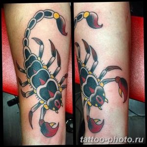 Фото рисунка скорпион 24.11.2018 №383 - photo tattoo scorpion - tattoo-photo.ru