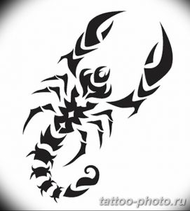 Фото рисунка скорпион 24.11.2018 №385 - photo tattoo scorpion - tattoo-photo.ru