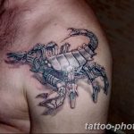 Фото рисунка скорпион 24.11.2018 №428 - photo tattoo scorpion - tattoo-photo.ru