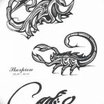 Фото рисунка скорпион 24.11.2018 №455 - photo tattoo scorpion - tattoo-photo.ru