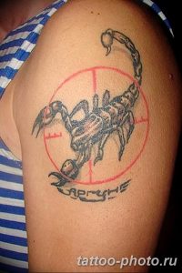 Фото рисунка скорпион 24.11.2018 №465 - photo tattoo scorpion - tattoo-photo.ru