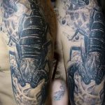 Фото рисунка скорпион 24.11.2018 №479 - photo tattoo scorpion - tattoo-photo.ru