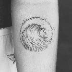 Фото рисунка тату круг 22.11.2018 №029 - photo tattoo circle - tattoo-photo.ru