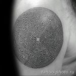 Фото рисунка тату круг 22.11.2018 №053 - photo tattoo circle - tattoo-photo.ru