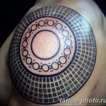 Фото рисунка тату круг 22.11.2018 №065 - photo tattoo circle - tattoo-photo.ru