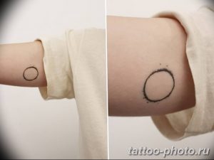 Фото рисунка тату круг 22.11.2018 №071 - photo tattoo circle - tattoo-photo.ru