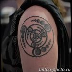 Фото рисунка тату круг 22.11.2018 №114 - photo tattoo circle - tattoo-photo.ru