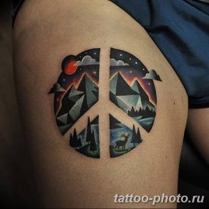 Фото рисунка тату круг 22.11.2018 №142 - photo tattoo circle - tattoo-photo.ru