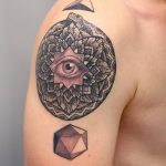 Фото рисунка тату круг 22.11.2018 №183 - photo tattoo circle - tattoo-photo.ru