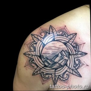 Фото рисунка тату круг 22.11.2018 №211 - photo tattoo circle - tattoo-photo.ru