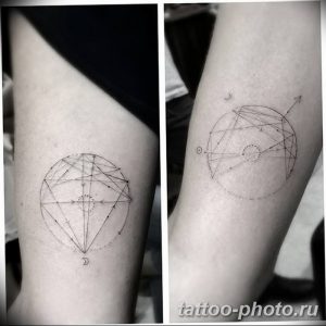 Фото рисунка тату круг 22.11.2018 №253 - photo tattoo circle - tattoo-photo.ru