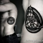 Фото рисунка тату круг 22.11.2018 №347 - photo tattoo circle - tattoo-photo.ru