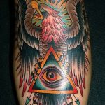 фото рисунка тату глаз в треугольнике 27.11.2018 №056 - tattoo of eyes - tattoo-photo.ru