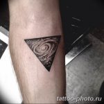 фото рисунка тату глаз в треугольнике 27.11.2018 №070 - tattoo of eyes - tattoo-photo.ru
