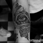 фото рисунка тату глаз в треугольнике 27.11.2018 №141 - tattoo of eyes - tattoo-photo.ru