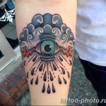 фото рисунка тату глаз в треугольнике 27.11.2018 №171 - tattoo of eyes - tattoo-photo.ru