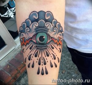 фото рисунка тату глаз в треугольнике 27.11.2018 №171 - tattoo of eyes - tattoo-photo.ru