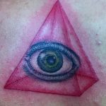 фото рисунка тату глаз в треугольнике 27.11.2018 №191 - tattoo of eyes - tattoo-photo.ru