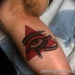 фото рисунка тату глаз в треугольнике 27.11.2018 №194 - tattoo of eyes - tattoo-photo.ru