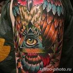 фото рисунка тату глаз в треугольнике 27.11.2018 №246 - tattoo of eyes - tattoo-photo.ru