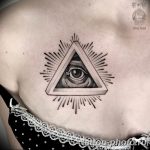 фото рисунка тату глаз в треугольнике 27.11.2018 №258 - tattoo of eyes - tattoo-photo.ru