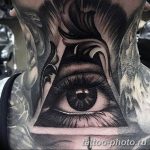 фото рисунка тату глаз в треугольнике 27.11.2018 №290 - tattoo of eyes - tattoo-photo.ru