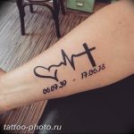 фото рисунка тату пульс 30.11.2018 №006 - photo tattoo pulse - tattoo-photo.ru