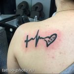 фото рисунка тату пульс 30.11.2018 №008 - photo tattoo pulse - tattoo-photo.ru