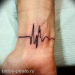 фото рисунка тату пульс 30.11.2018 №012 - photo tattoo pulse - tattoo-photo.ru