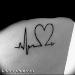 фото рисунка тату пульс 30.11.2018 №013 - photo tattoo pulse - tattoo-photo.ru