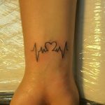 фото рисунка тату пульс 30.11.2018 №014 - photo tattoo pulse - tattoo-photo.ru