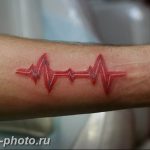 фото рисунка тату пульс 30.11.2018 №018 - photo tattoo pulse - tattoo-photo.ru