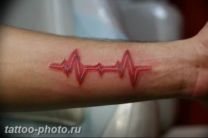 фото рисунка тату пульс 30.11.2018 №018 - photo tattoo pulse - tattoo-photo.ru