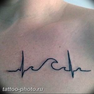 фото рисунка тату пульс 30.11.2018 №028 - photo tattoo pulse - tattoo-photo.ru