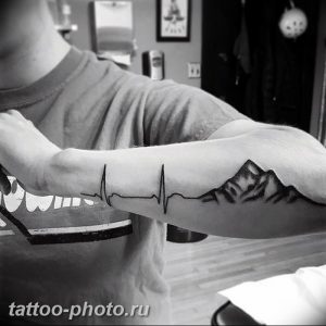 фото рисунка тату пульс 30.11.2018 №033 - photo tattoo pulse - tattoo-photo.ru