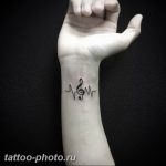 фото рисунка тату пульс 30.11.2018 №040 - photo tattoo pulse - tattoo-photo.ru