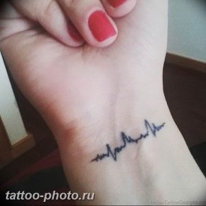 фото рисунка тату пульс 30.11.2018 №062 - photo tattoo pulse - tattoo-photo.ru