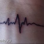 фото рисунка тату пульс 30.11.2018 №063 - photo tattoo pulse - tattoo-photo.ru