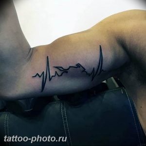 фото рисунка тату пульс 30.11.2018 №080 - photo tattoo pulse - tattoo-photo.ru