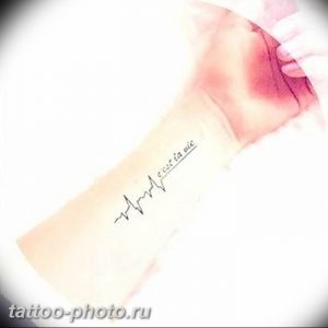фото рисунка тату пульс 30.11.2018 №088 - photo tattoo pulse - tattoo-photo.ru