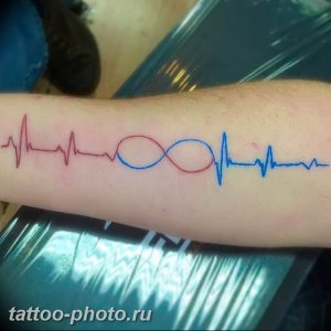 фото рисунка тату пульс 30.11.2018 №092 - photo tattoo pulse - tattoo-photo.ru
