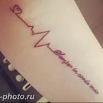 фото рисунка тату пульс 30.11.2018 №133 - photo tattoo pulse - tattoo-photo.ru