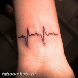 фото рисунка тату пульс 30.11.2018 №137 - photo tattoo pulse - tattoo-photo.ru