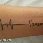 фото рисунка тату пульс 30.11.2018 №140 - photo tattoo pulse - tattoo-photo.ru