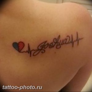 фото рисунка тату пульс 30.11.2018 №144 - photo tattoo pulse - tattoo-photo.ru