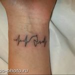 фото рисунка тату пульс 30.11.2018 №152 - photo tattoo pulse - tattoo-photo.ru