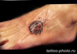 фото идея тату божья коровка 22.12.2018 №028 - photo ladybug tattool- tattoo-photo.ru