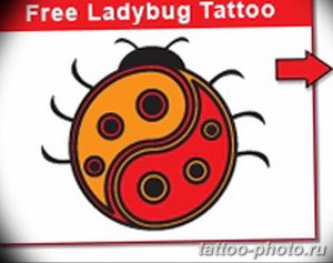 фото идея тату божья коровка 22.12.2018 №041 - photo ladybug tattool- tattoo-photo.ru